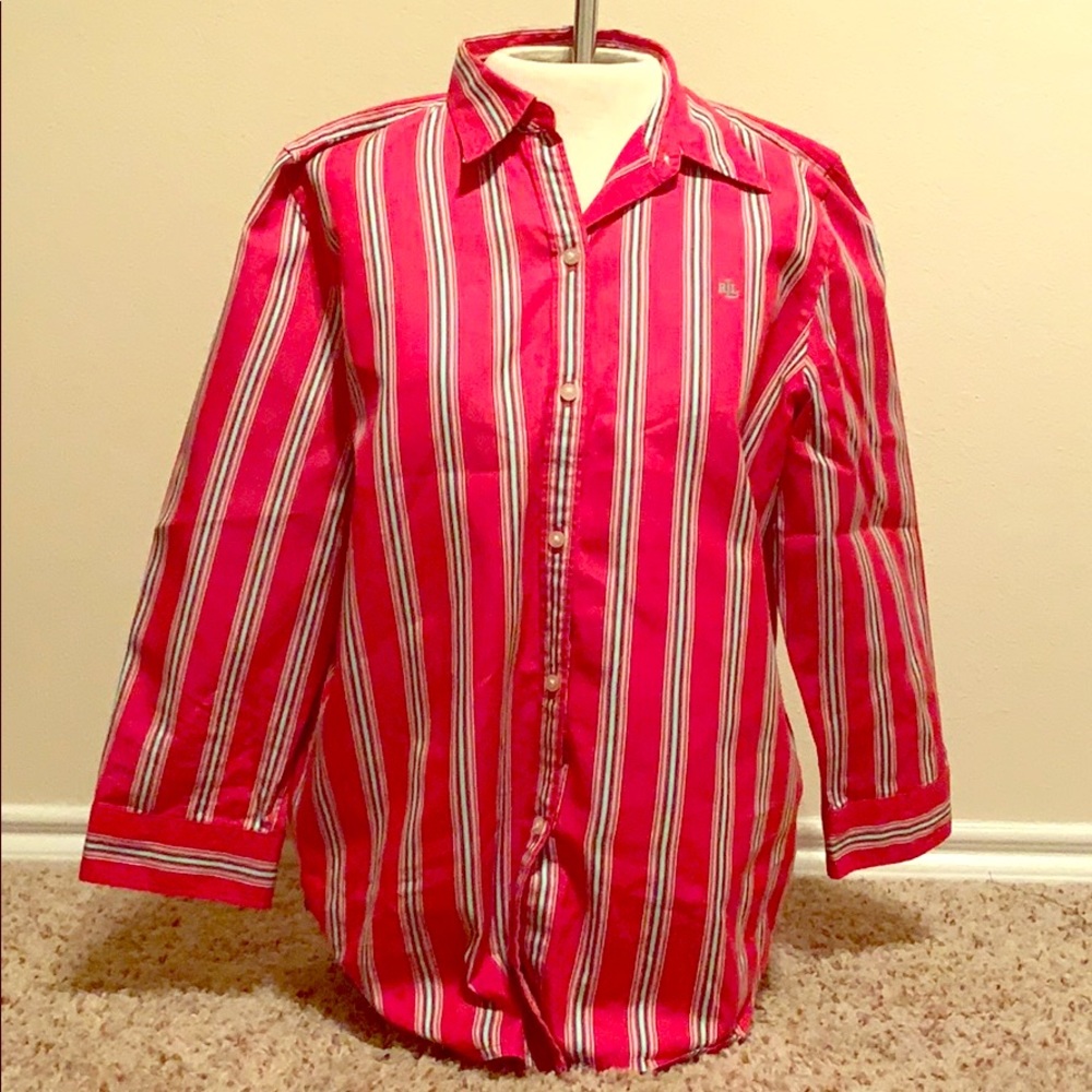 A Classic Women’s Ralph Lauren button down